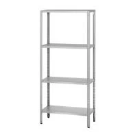 Стеллаж полочный СПЛб «Base» 1600x800x500 со сплошной полкой (цинк)